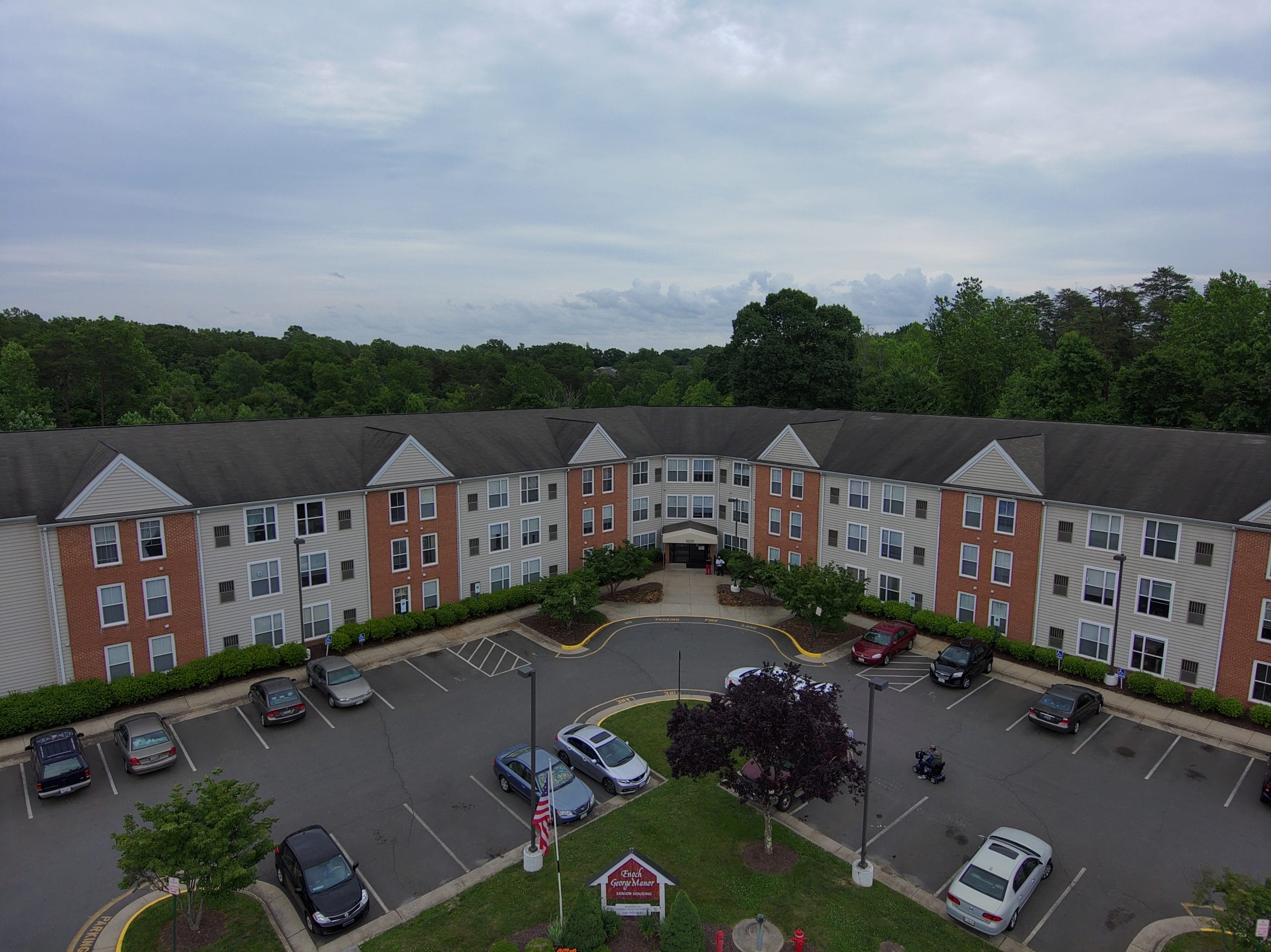 Commercial Radon Mitigation at Apartment Complex Parking Lot