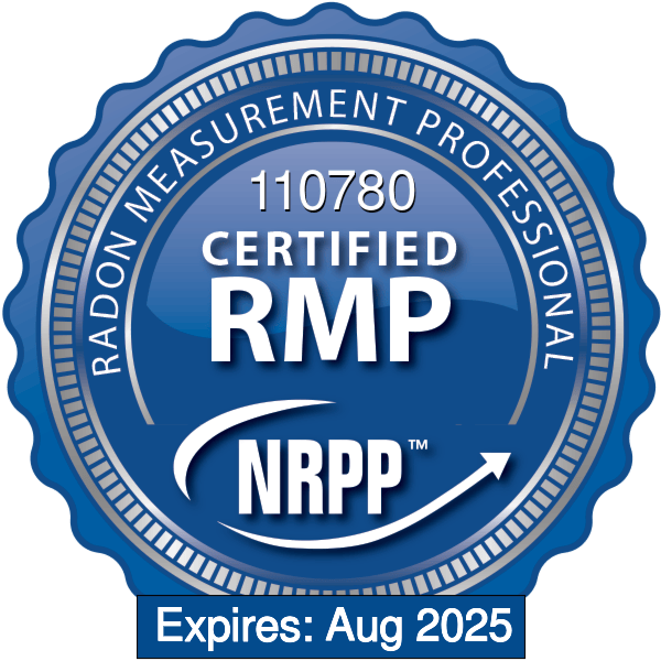 Certified Radon Measurement Professional Badge NRPP